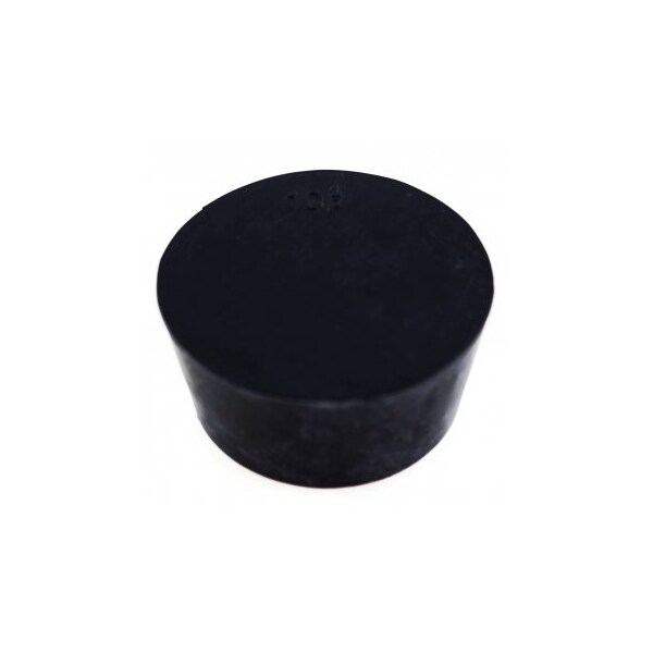 United Scientific Laboratory Grade Rubber Stopper, Black SBR Rubber, Size No 10 1/2, 53 x 45 x 25mm, 7 per Pkg, 7PK 259150-105 - main